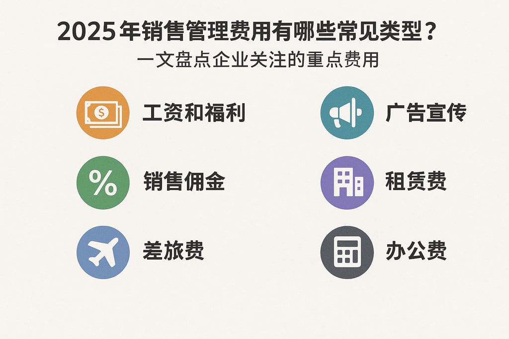 2025年销售管理费用有哪些常见类型？一文盘点企业关注的重点费用