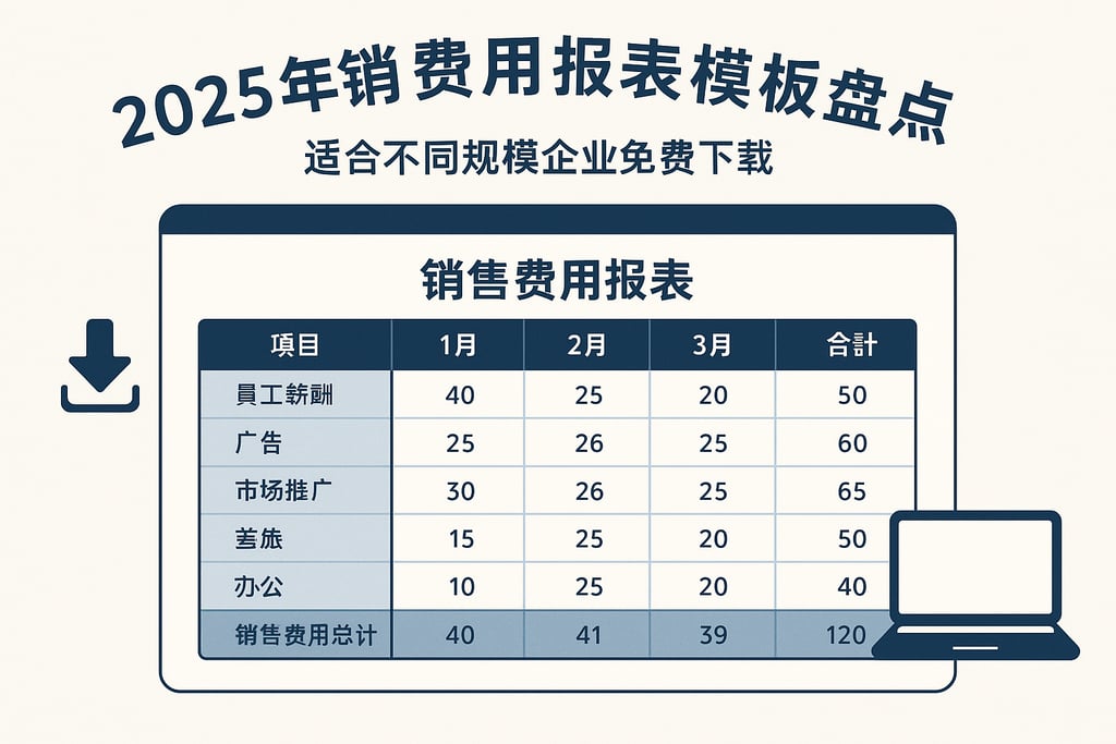 2025年销售费用报表模板盘点，适合不同规模企业免费下载