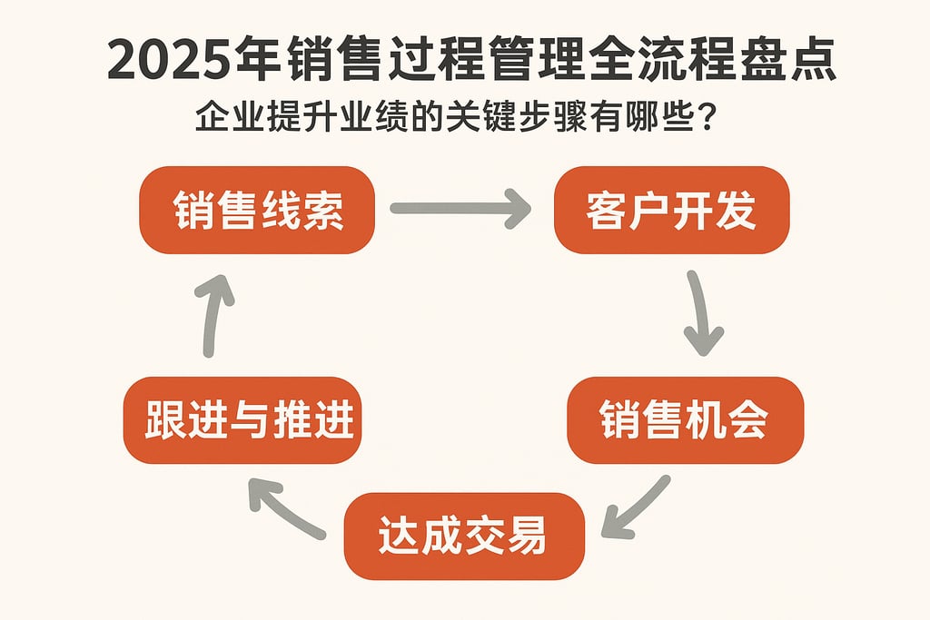 2025年销售过程管理全流程盘点，企业提升业绩的关键步骤有哪些？