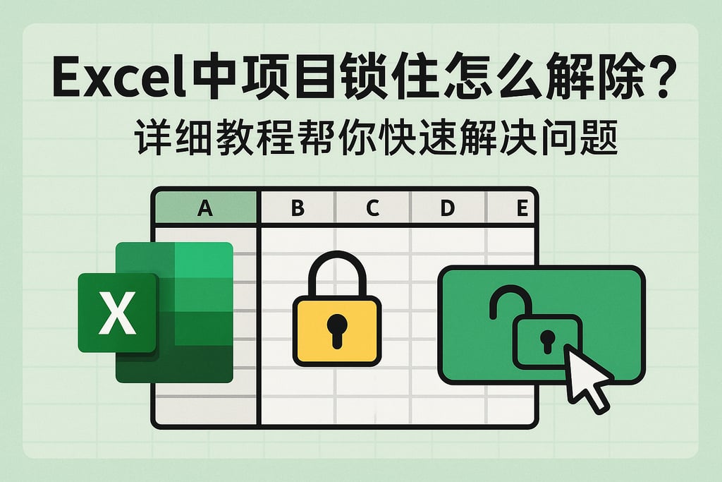 Excel中项目锁住怎么解除？详细教程帮你快速解决问题