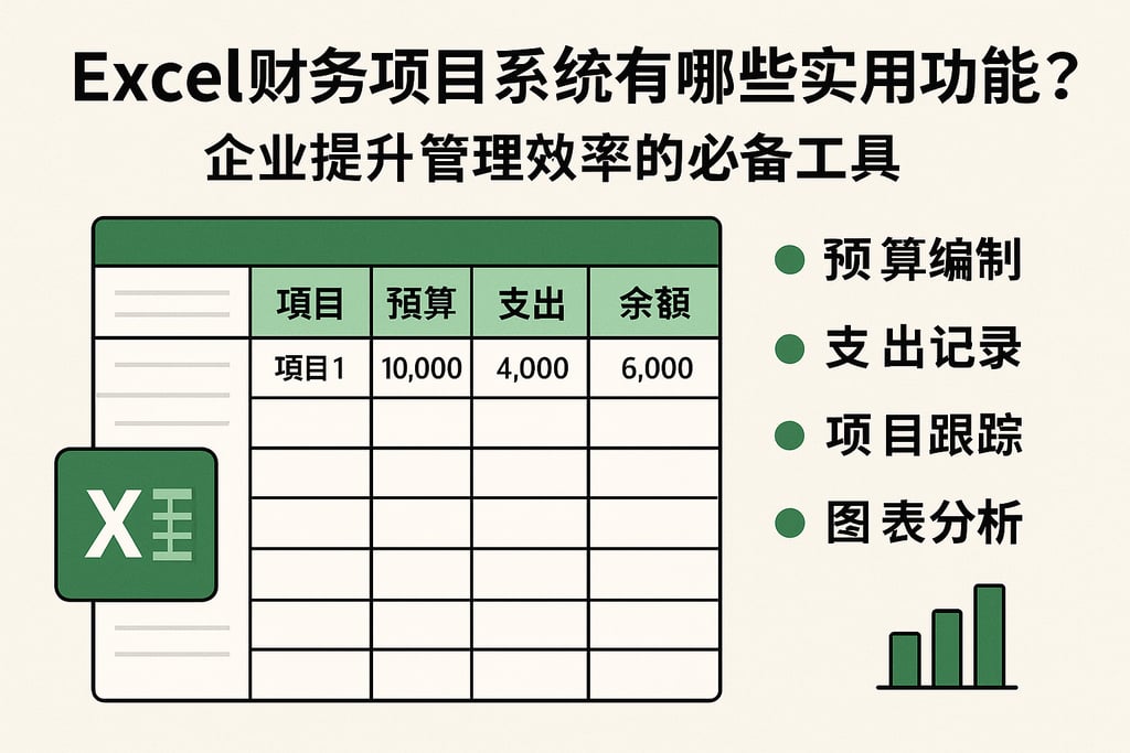 Excel财务项目系统有哪些实用功能？企业提升管理效率的必备工具