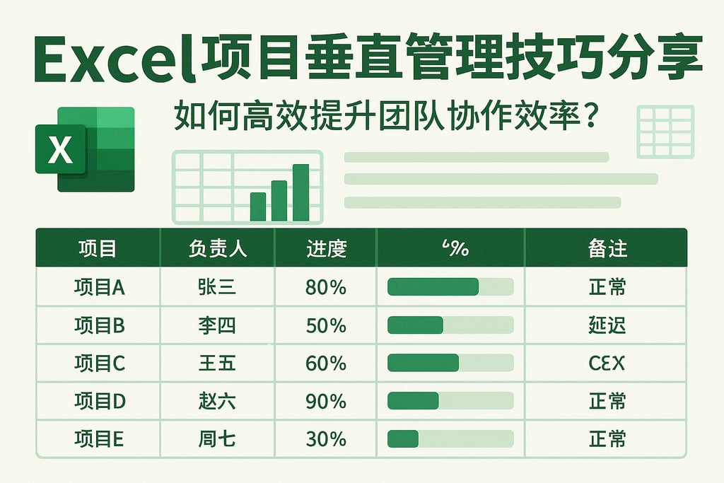 Excel项目垂直管理技巧分享，如何高效提升团队协作效率？