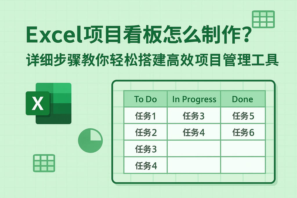 Excel项目看板怎么制作？详细步骤教你轻松搭建高效项目管理工具
