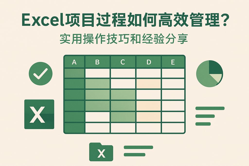 Excel项目过程如何高效管理？实用操作技巧和经验分享
