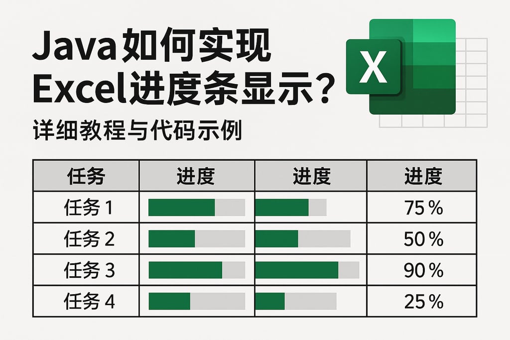 Java如何实现Excel进度条显示？详细教程与代码示例