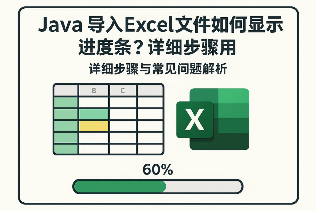 Java导入Excel文件如何显示进度条？详细步骤与常见问题解析