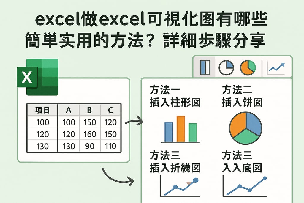 excel做excel可视化图有哪些简单实用的方法？详细步骤分享
