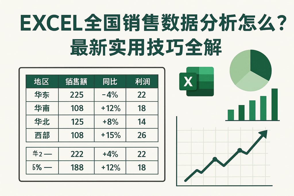 excel全国销售数据分析怎么做？最新实用技巧全解