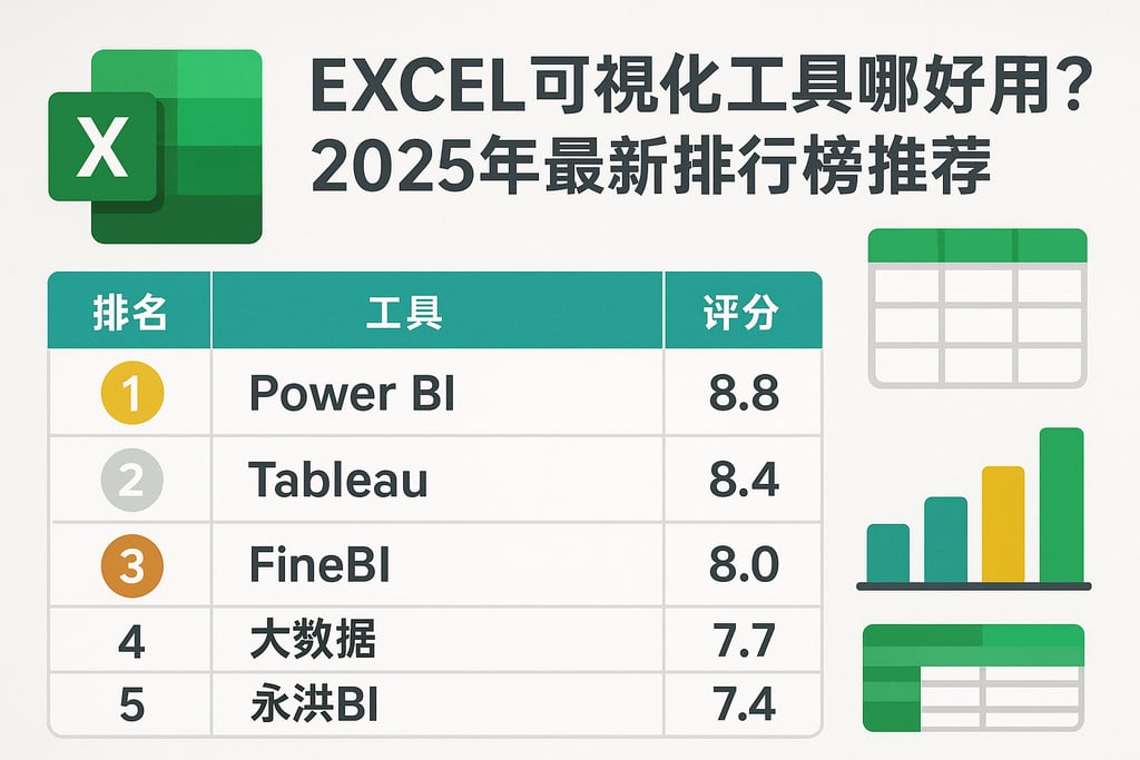 excel可视化工具哪个好用？2025年最新排行榜推荐