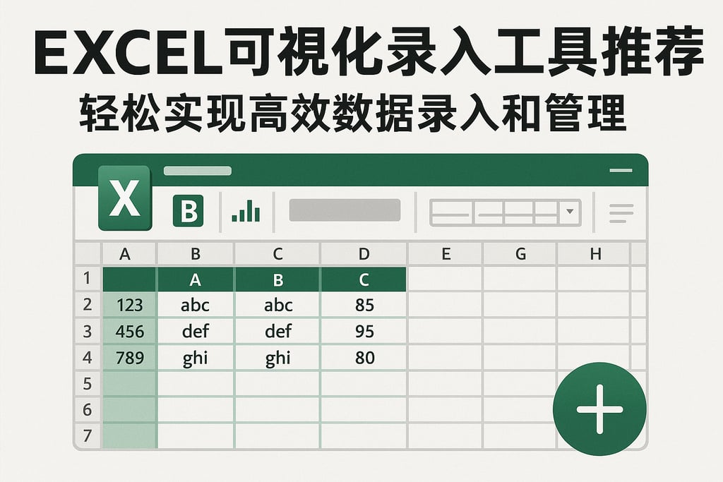 excel可视化录入工具推荐，轻松实现高效数据录入和管理