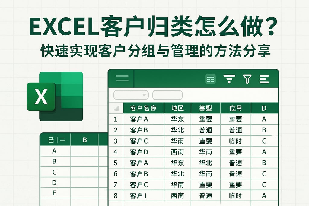 excel客户归类怎么做？快速实现客户分组与管理的方法分享