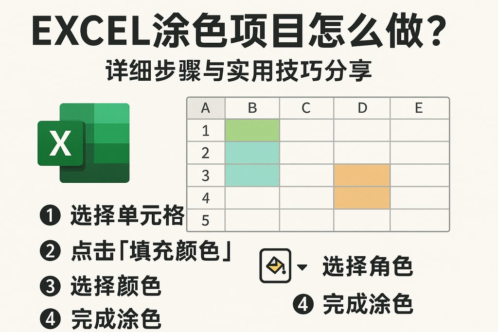 excel涂色项目怎么做？详细步骤与实用技巧分享
