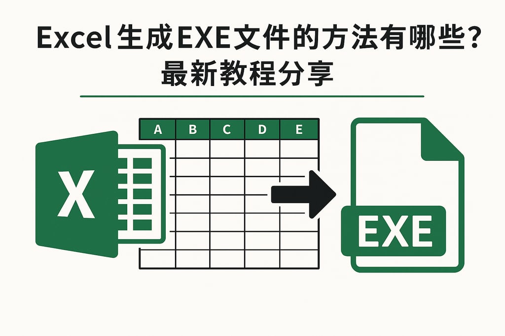 excel生产exe文件的方法有哪些？最新教程分享