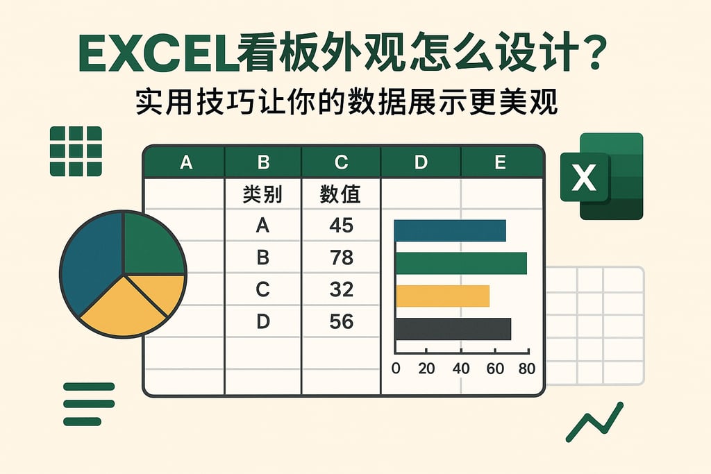 excel看板外观怎么设计？实用技巧让你的数据展示更美观