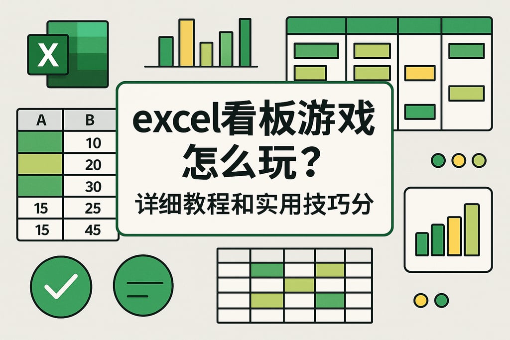 excel看板游戏怎么玩？详细教程和实用技巧分享