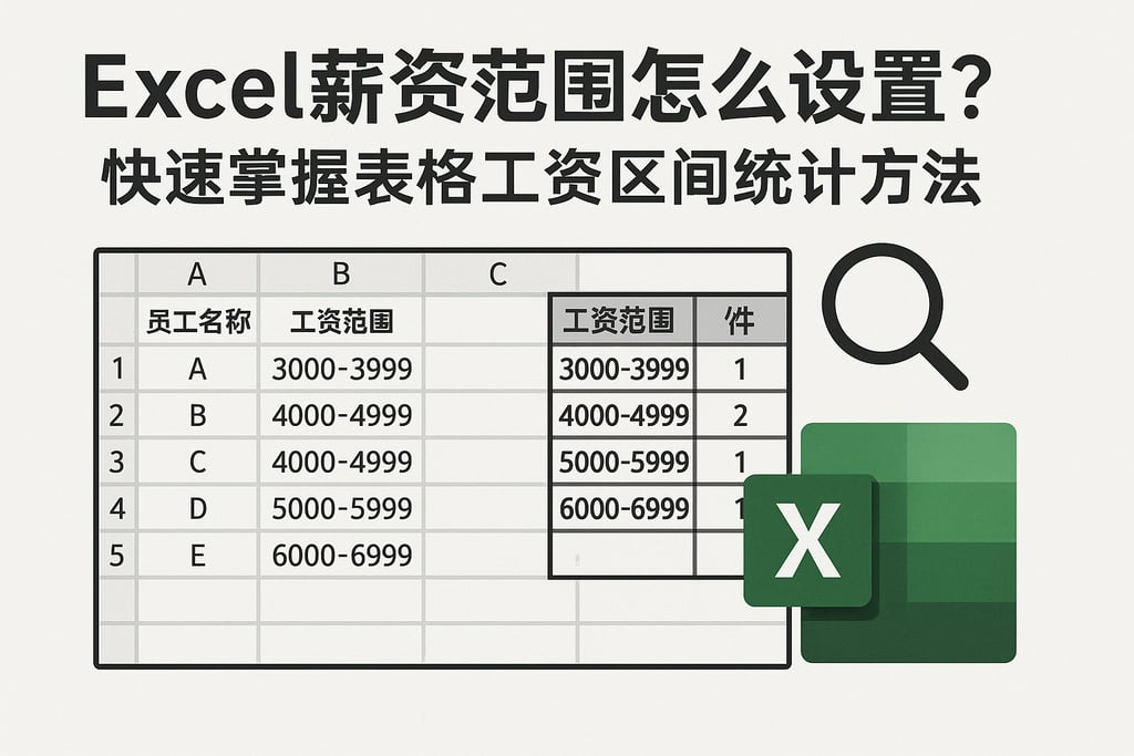 excel薪资范围怎么设置？快速掌握表格工资区间统计方法