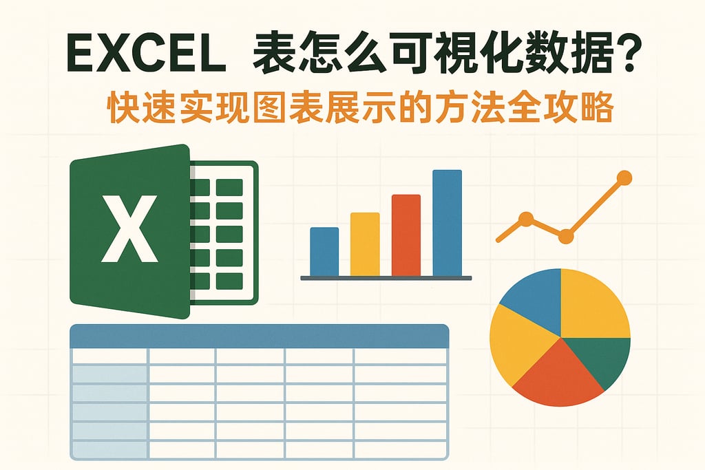 excel表怎么可视化数据？快速实现图表展示的方法全攻略
