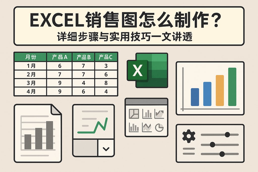 excel销售图怎么制作？详细步骤与实用技巧一文讲透