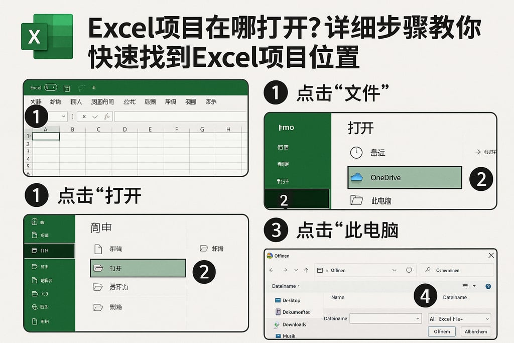 excel项目在哪打开？详细步骤教你快速找到Excel项目位置