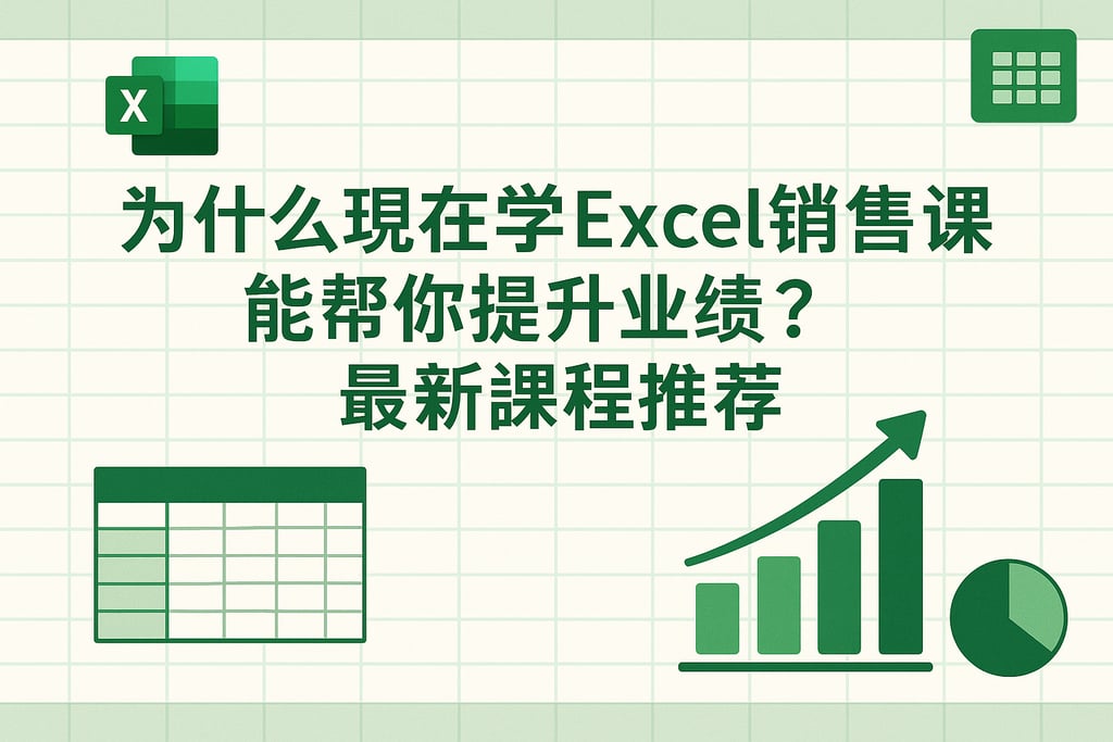 为什么现在学excel销售课能帮你提升业绩？最新课程推荐