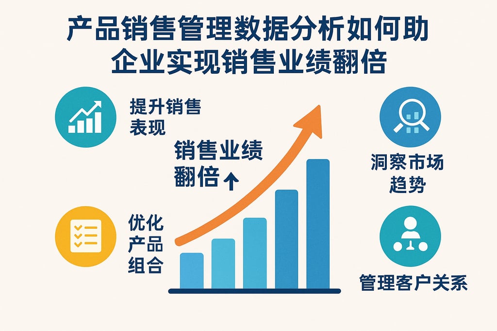 产品销售管理数据分析如何帮助企业实现销售业绩翻倍