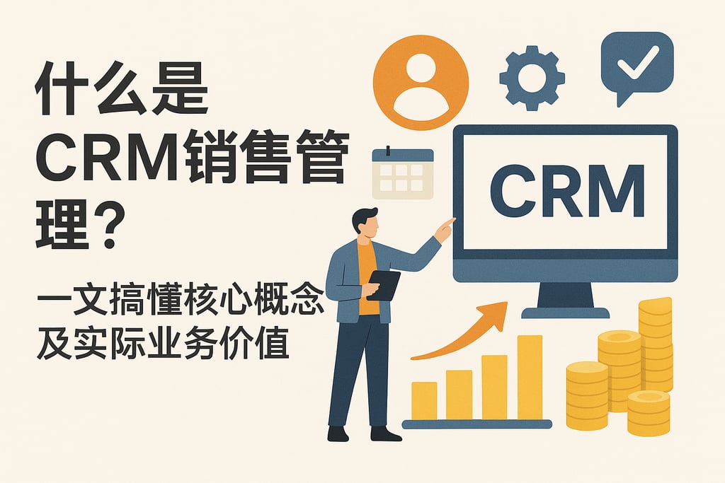 什么是CRM销售管理？一文搞懂核心概念及实际业务价值