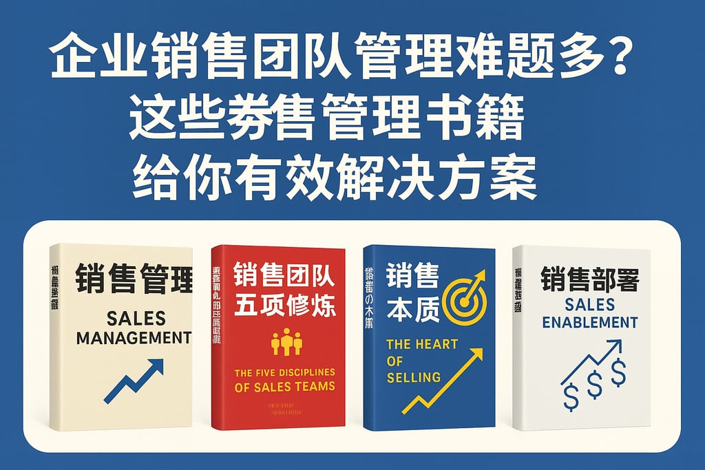 企业销售团队管理难题多？这些销售管理书籍给你有效解决方案