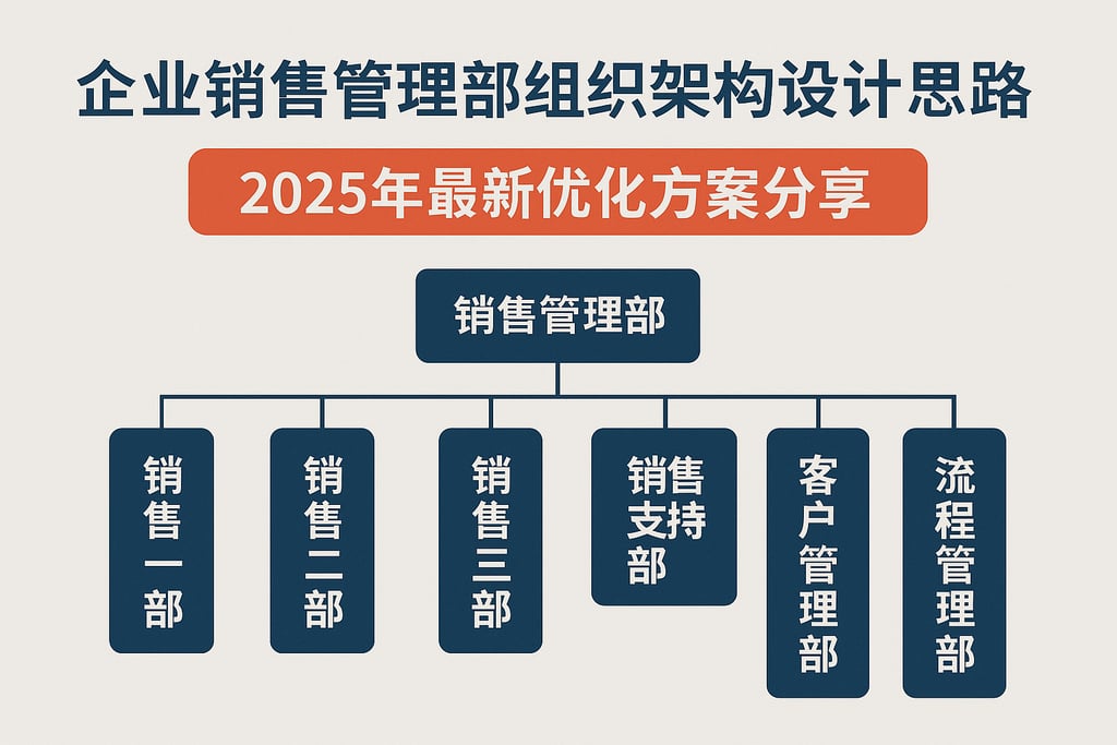 企业销售管理部组织架构设计思路，2025年最新优化方案分享