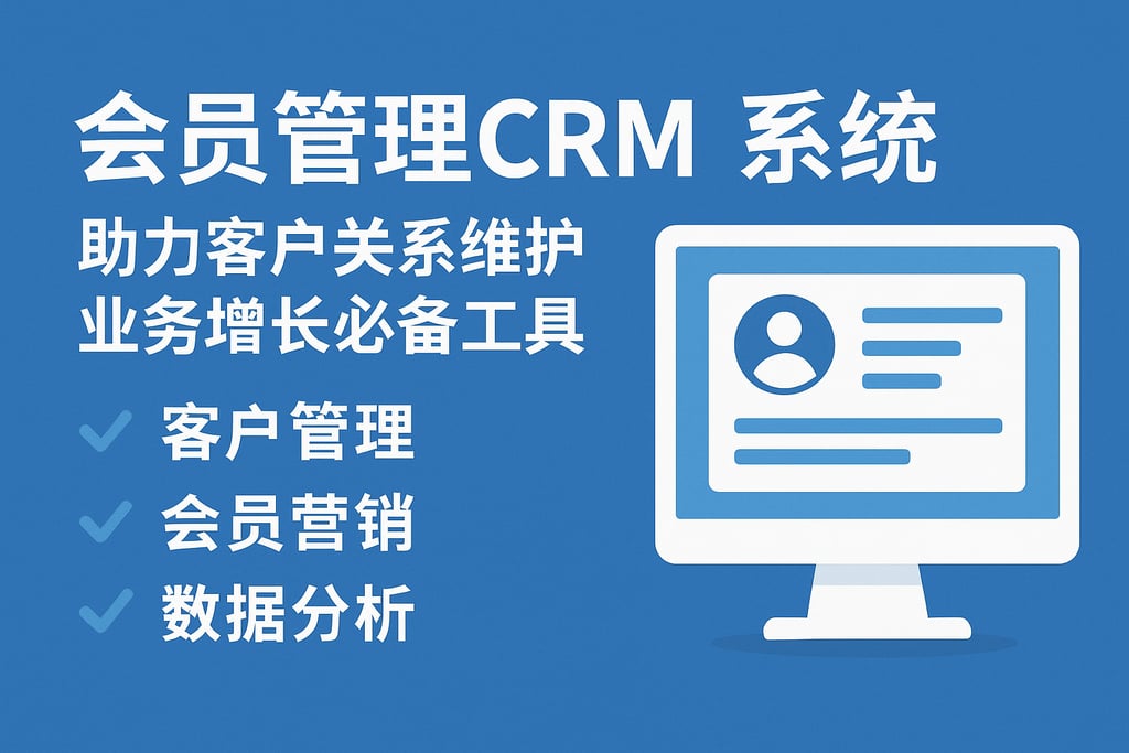会员管理CRM系统助力客户关系维护，业务增长必备工具