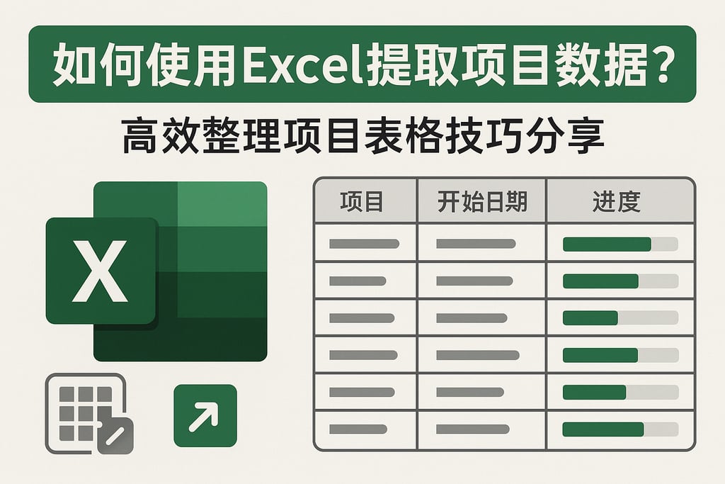 如何使用Excel提取项目数据？高效整理项目表格技巧分享