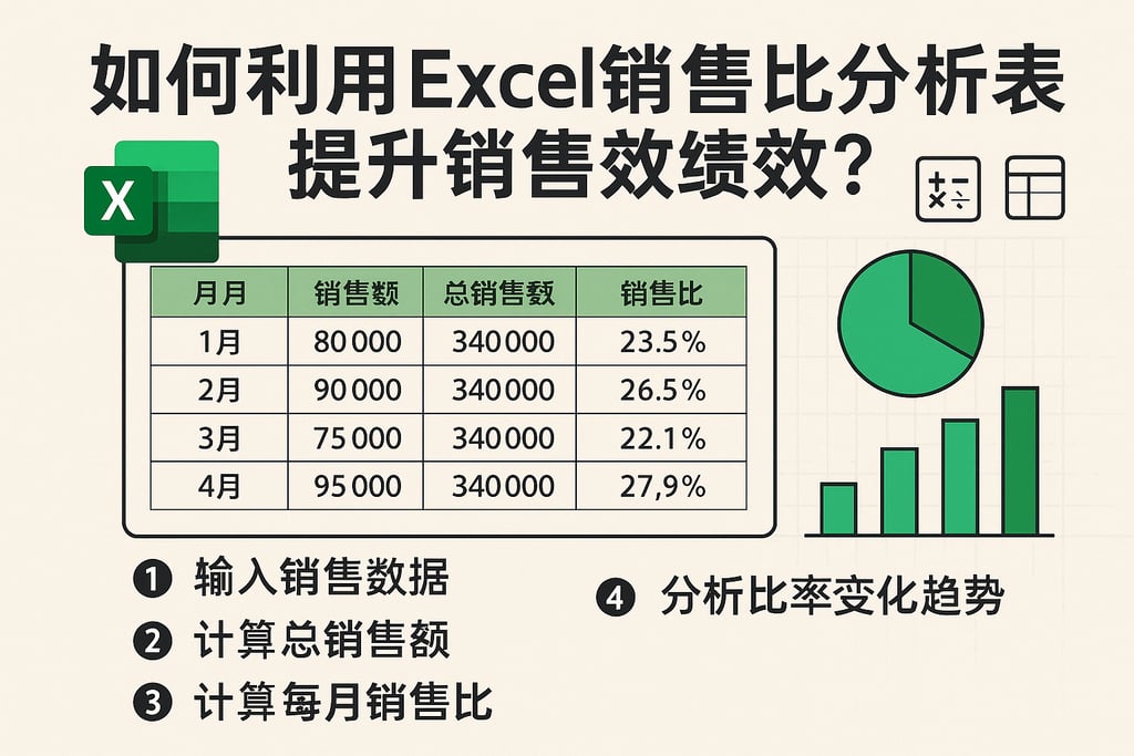 如何利用Excel销售比分析表提升销售业绩？详细步骤指南
