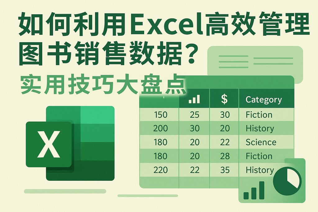 如何利用Excel高效管理图书销售数据？实用技巧大盘点