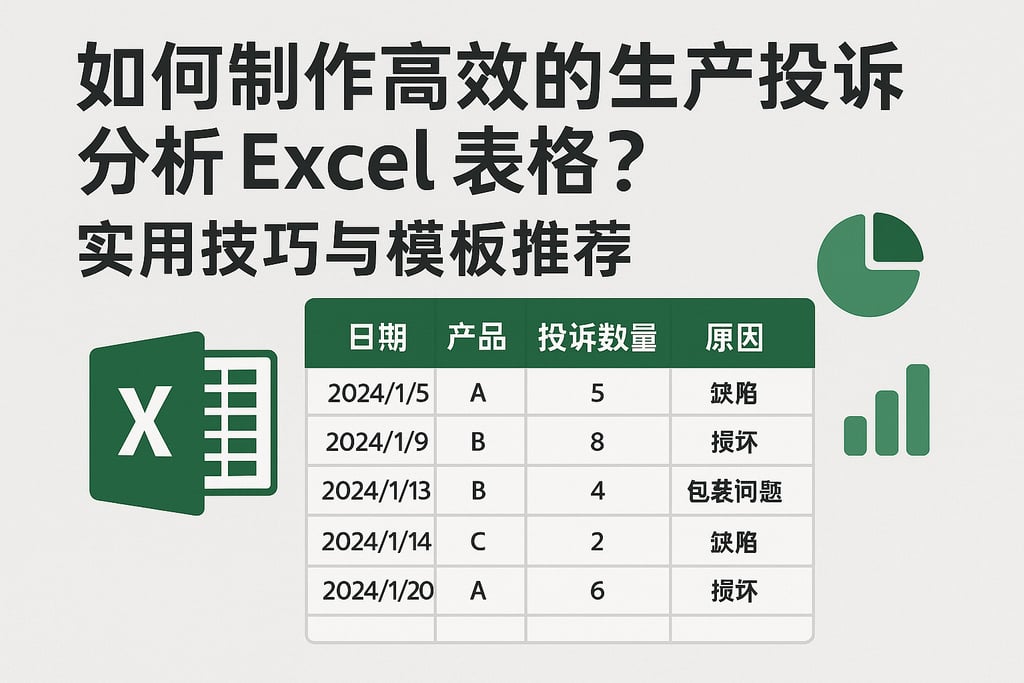 如何制作高效的生产投诉分析Excel表格？实用技巧与模板推荐