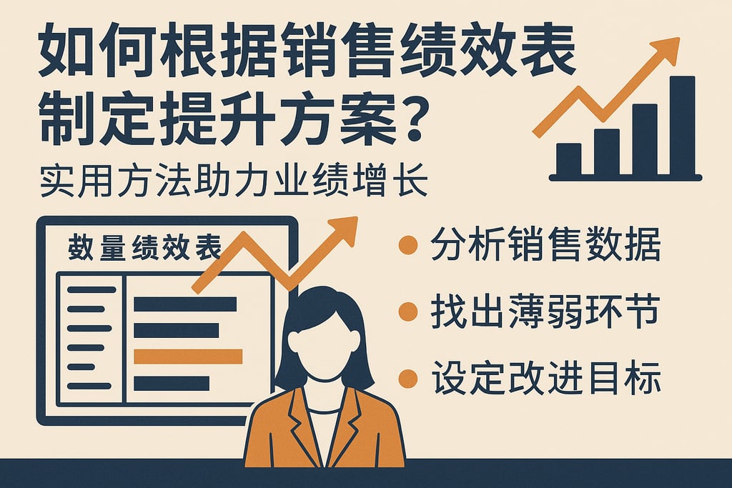 如何根据销售绩效表制定提升方案？实用方法助力业绩增长