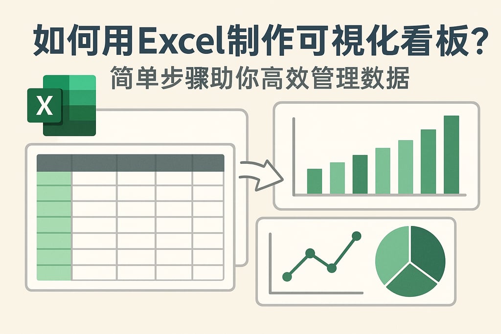 如何用Excel制作可视化看板？简单步骤助你高效管理数据