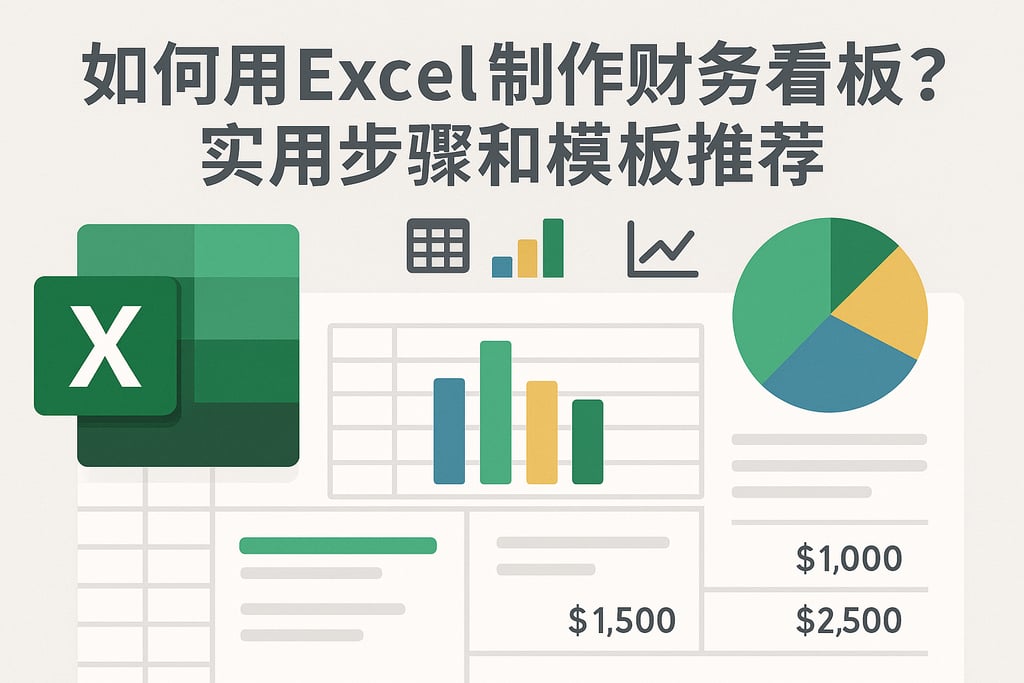 如何用Excel制作财务看板？实用步骤和模板推荐