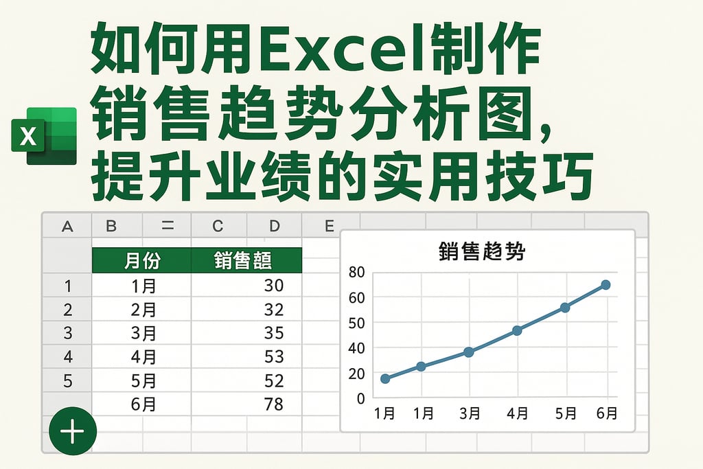 如何用Excel制作销售趋势分析图，提升业绩的实用技巧