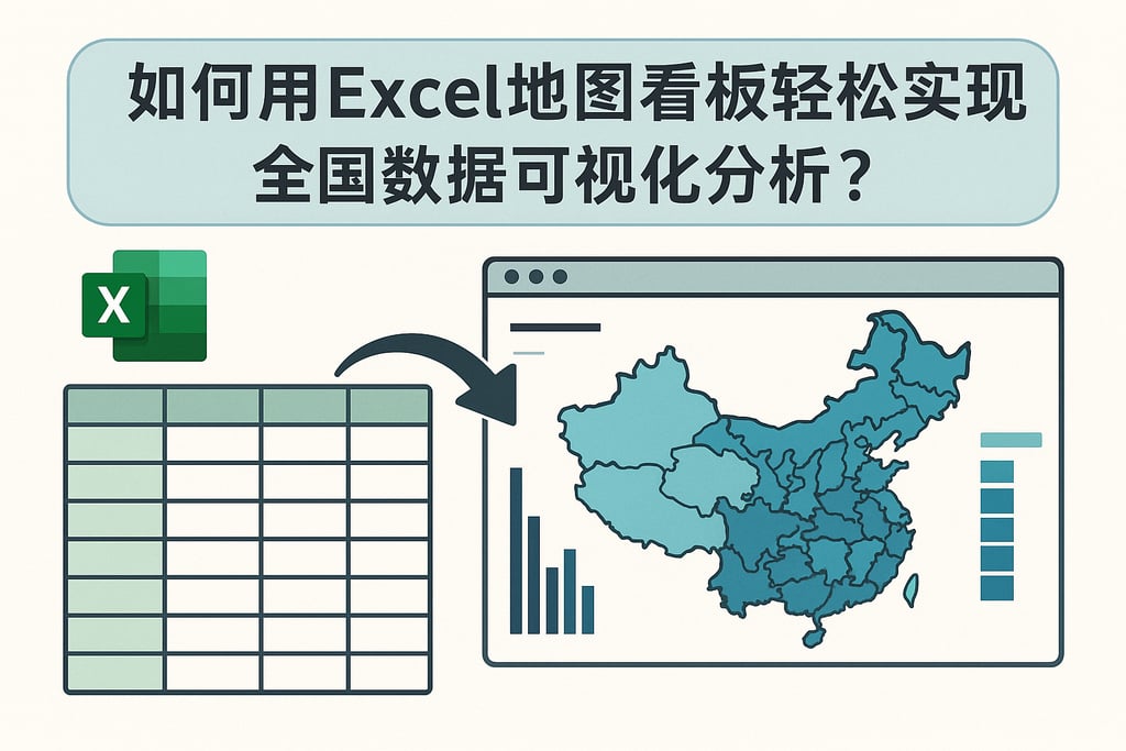 如何用Excel地图看板轻松实现全国数据可视化分析？