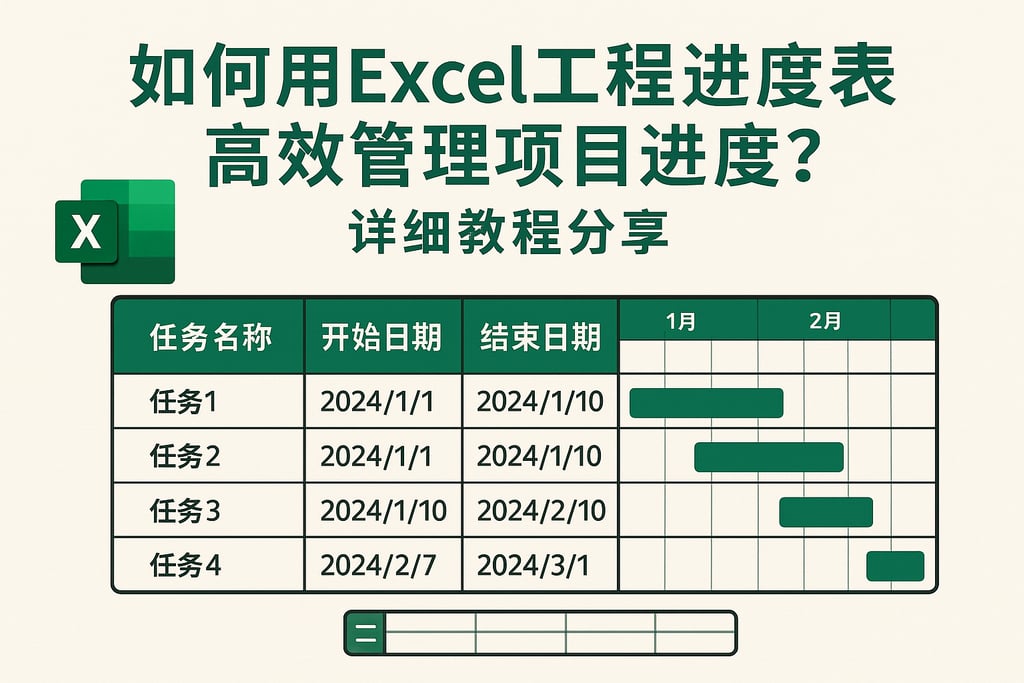 如何用Excel工程进度表高效管理项目进度？详细教程分享