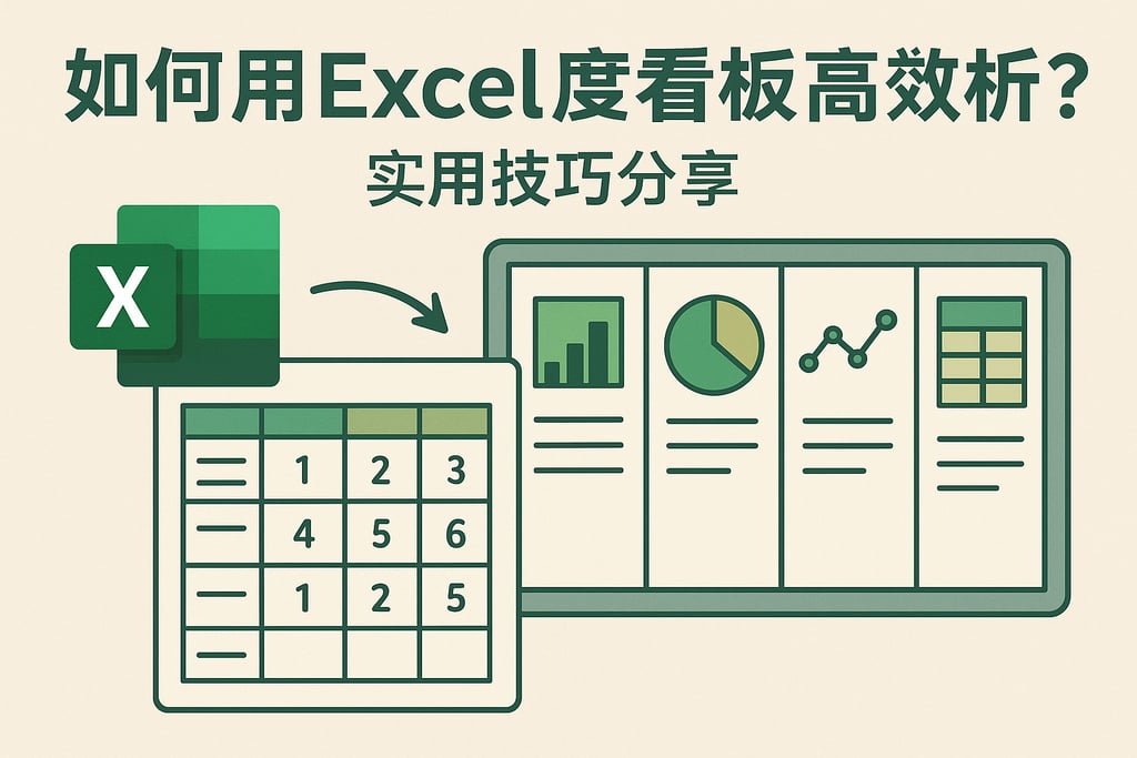 如何用Excel度量看板高效分析数据？实用技巧分享