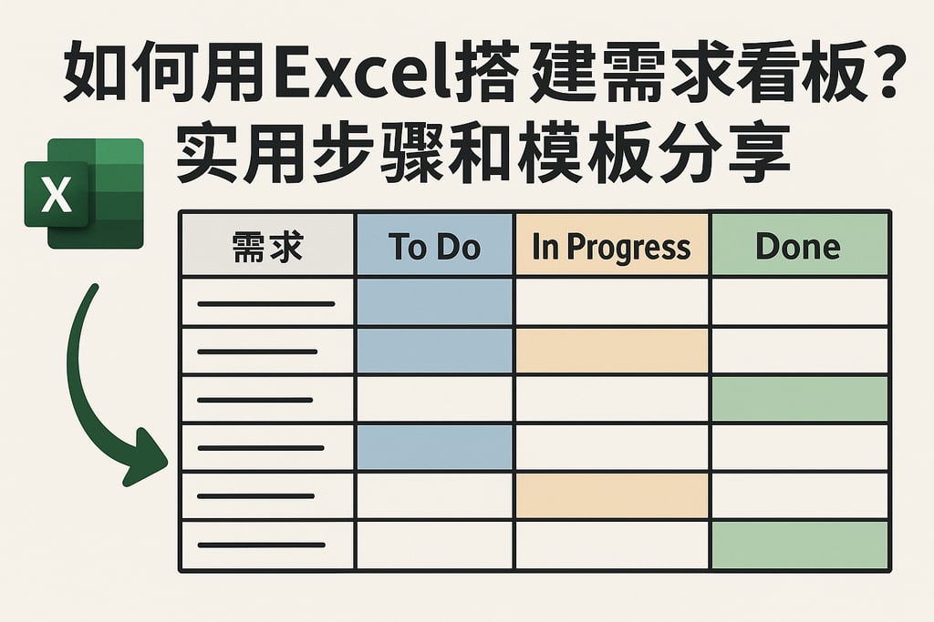 如何用Excel搭建需求看板？实用步骤和模板分享