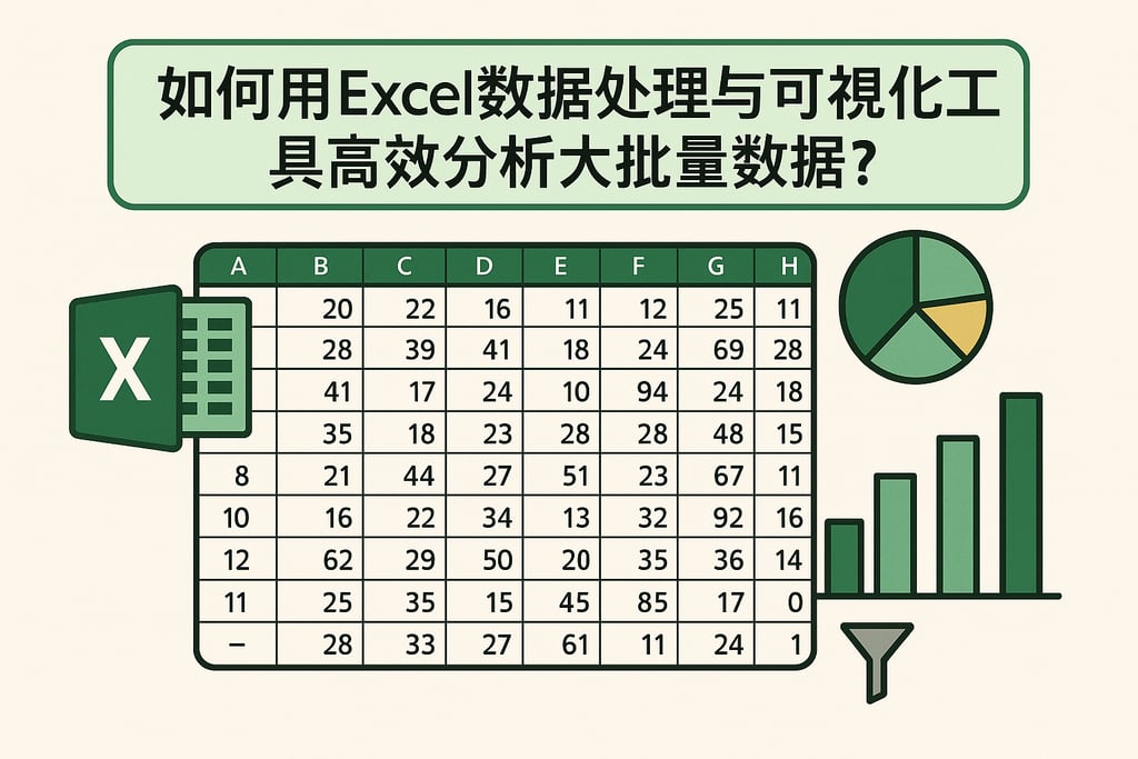 如何用Excel数据处理与可视化工具高效分析大批量数据？