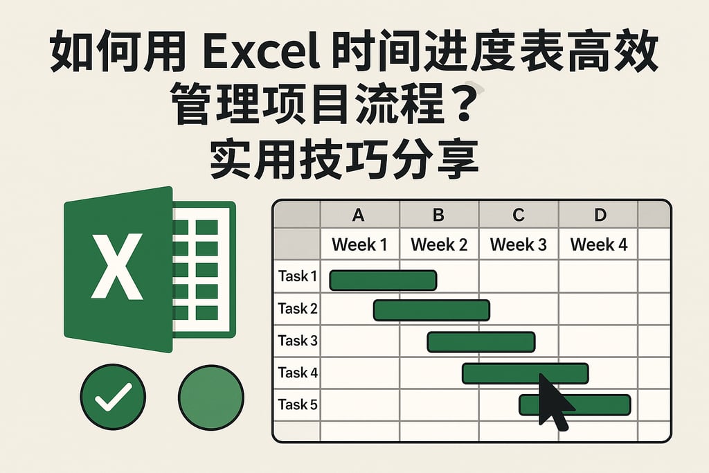 如何用Excel时间进度表高效管理项目流程？实用技巧分享