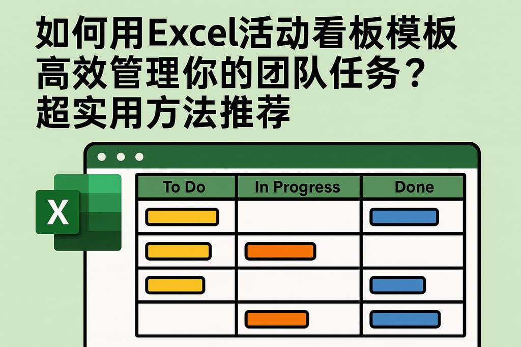 如何用Excel活动看板模板高效管理你的团队任务？超实用方法推荐