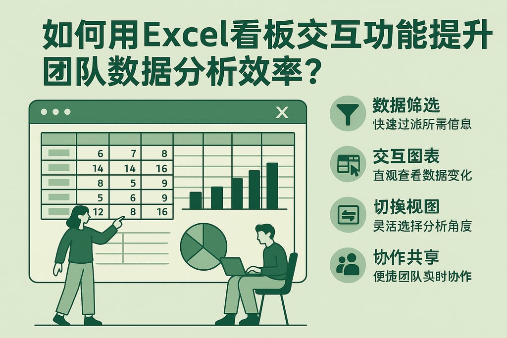 如何用Excel看板交互功能提升团队数据分析效率？