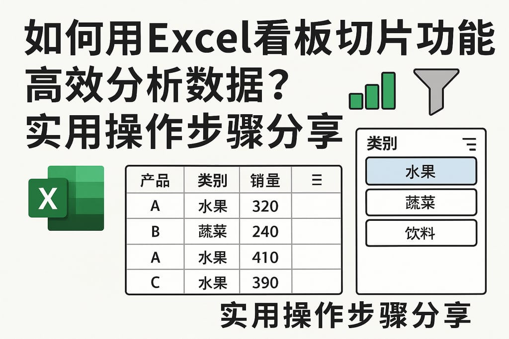 如何用Excel看板切片功能高效分析数据？实用操作步骤分享