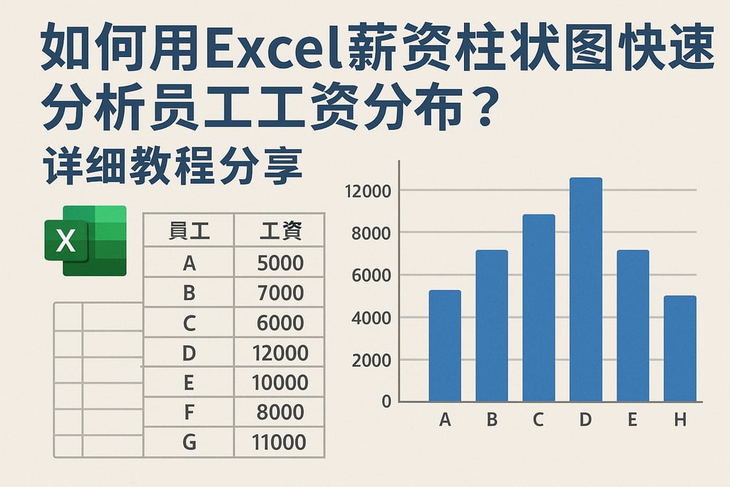 如何用Excel薪资柱状图快速分析员工工资分布？详细教程分享