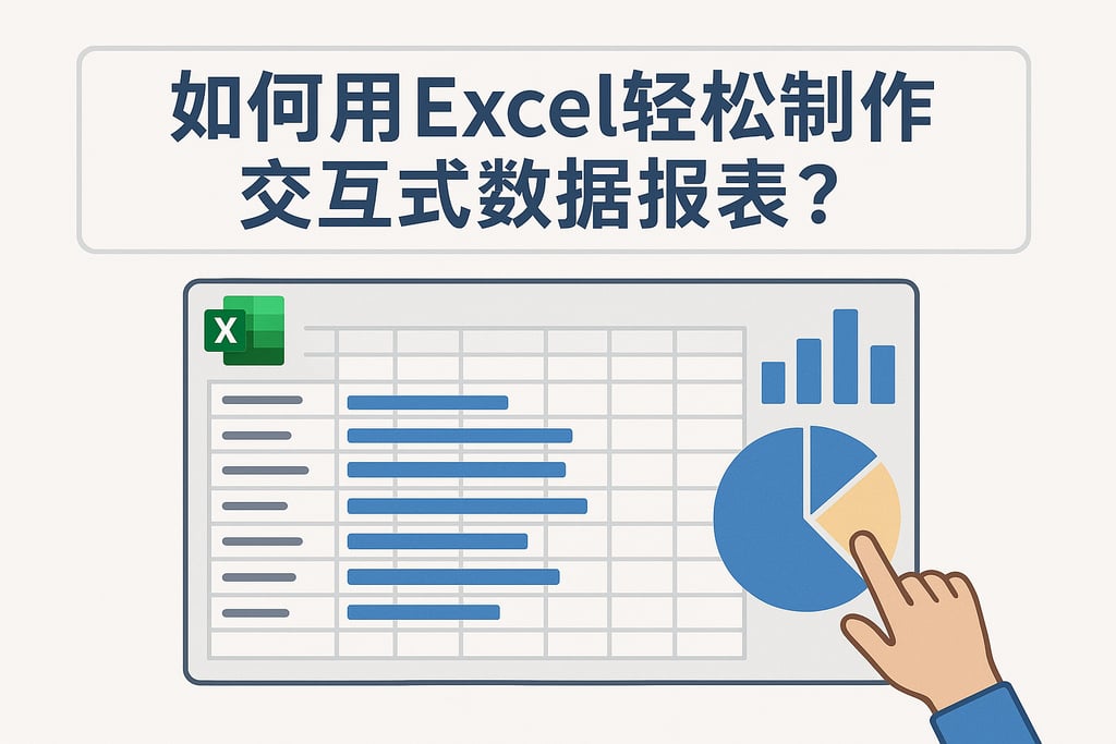 如何用Excel触摸可视化工具轻松制作交互式数据报表？