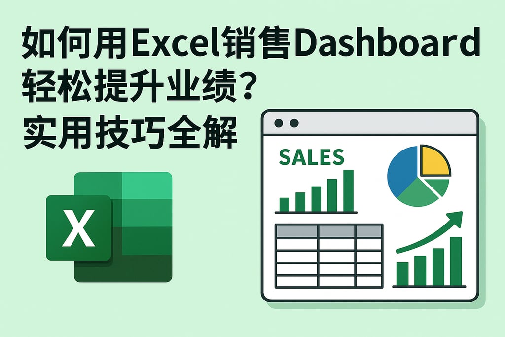 如何用Excel销售Dashboard轻松提升业绩？实用技巧全解