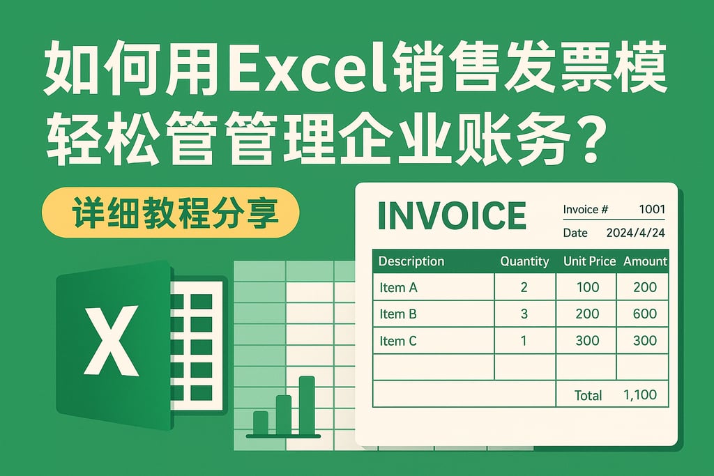 如何用Excel销售发票模板轻松管理企业账务？详细教程分享